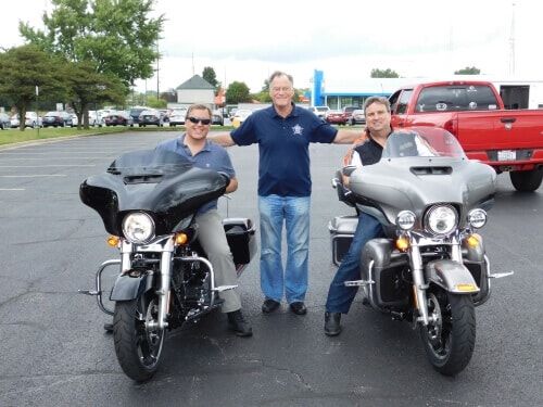 McNabola With Motorcyclists